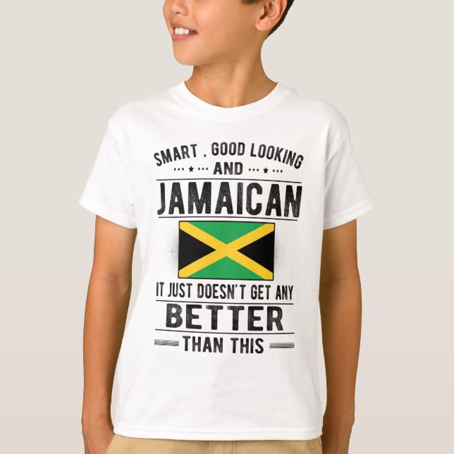 Camiseta Bandera jamaiquina Patrimonio de Jamaica Raíces ja (Anverso)