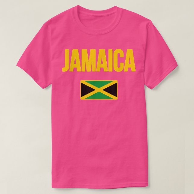 Camiseta Bandera jamaiquina regalo de recuerdo de Jamaica (Diseño del anverso)