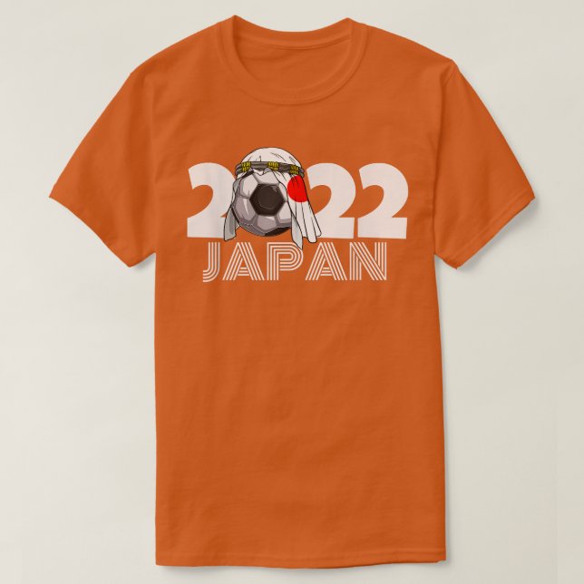 Camiseta Bandera japonesa del equipo japonés de fútbol árab (Diseño del anverso)