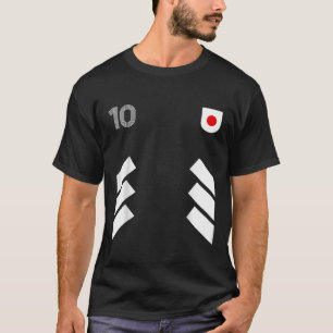 Camiseta Bandera japonesa del fútbol japonés Retro10