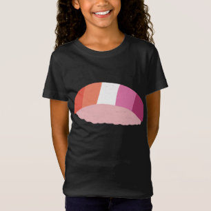 Camiseta Bandera japonesa del orgullo gay LGBTQ Sushi Lesbi
