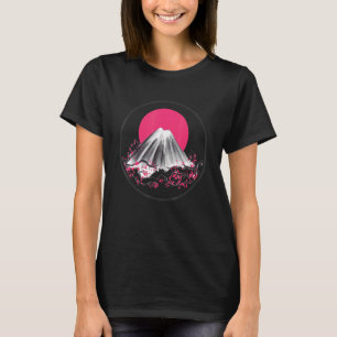 Camiseta Bandera japonesa del sol Flor de cerezo tierras de