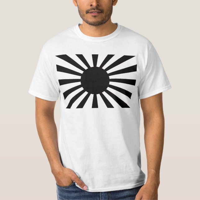 Camiseta Bandera japonesa del sol naciente (Anverso)