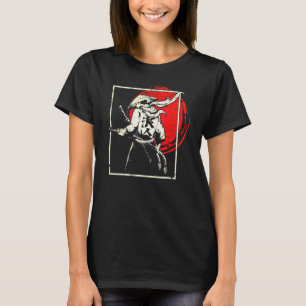 Camiseta Bandera japonesa guerrera Ronin Samurai