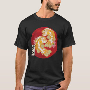 Camiseta Bandera Japonesa Koi Pez Koi Carpa Acuario Koi Kan