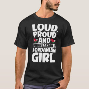 Camiseta Bandera jordana orgullosa de hombres y mujeres 1