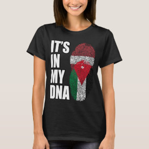 Camiseta Bandera Jordana Y Letona De La Mezcla De Patrimoni