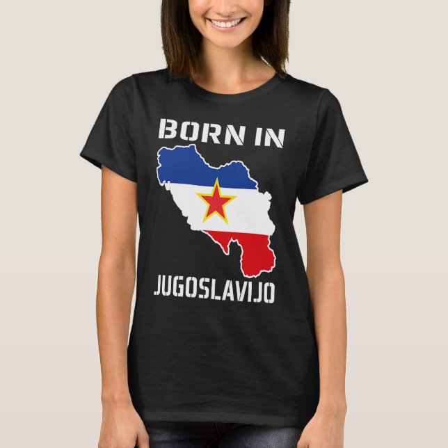 Camiseta Bandera Jugoslavija Balkan SFRJ Josip Broz Tito Ju (Anverso)