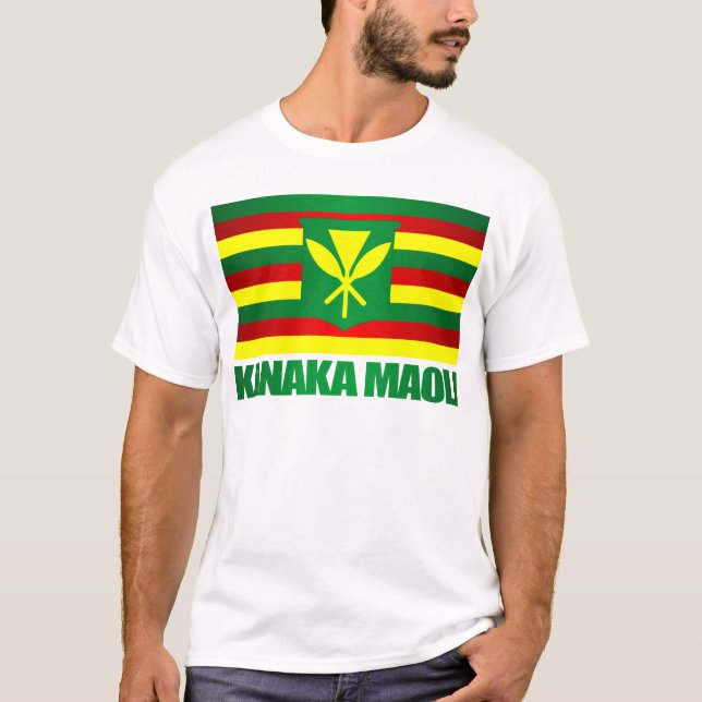 Camiseta Bandera Kanaka Maoli (Anverso)