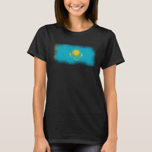 Camiseta Bandera kazaja Kazajistán
