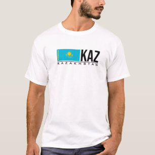 CAMISETA BANDERA KAZAJISTÁN KAZAJISTÁN KAZ DEPORTES ATHLE