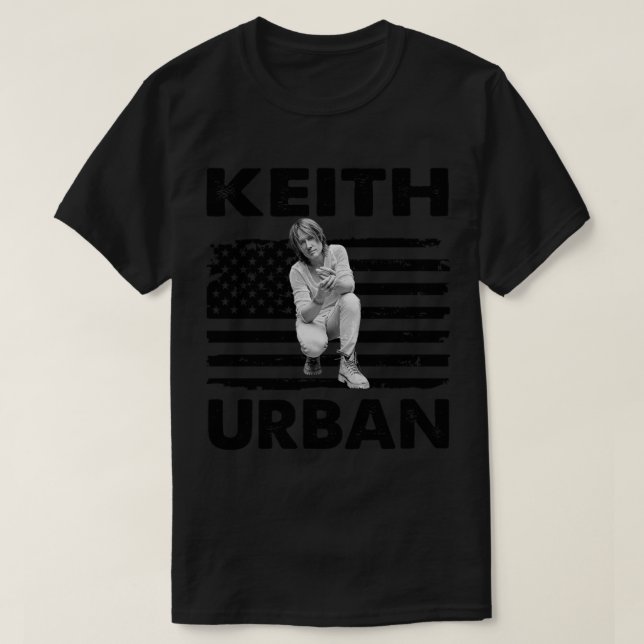 Camiseta Bandera Keith Retro Estadounidense Regalo de Músic (Diseño del anverso)