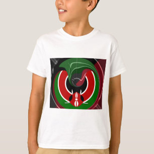 Camiseta Bandera keniana fluida: Un diseño moderno