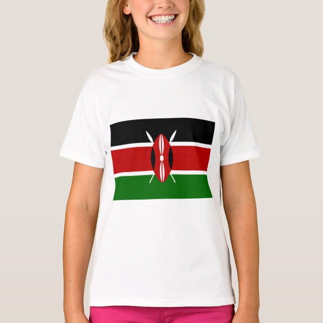 Camiseta Bandera keniana (Kenya) (Anverso)