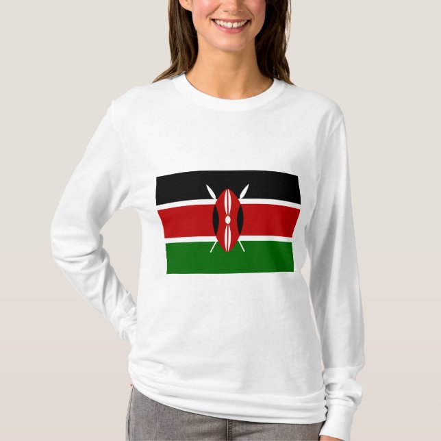 Camiseta Bandera keniana (Kenya) (Anverso)
