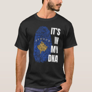 Camiseta Bandera kosovar Dna Fingerprint Kosovo