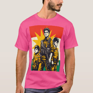 Camiseta Bandera kurda activa