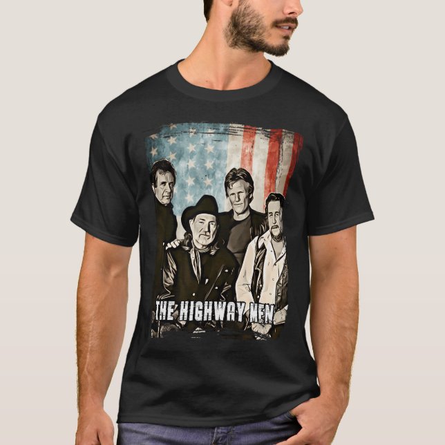Camiseta Bandera La Banda De Autopistas Regalo De Aniversar (Anverso)