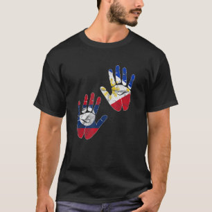 Camiseta Bandera lao laosiana Filipinas D mixta filipina