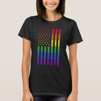 Camiseta Bandera Latinoamericana Orgullo Gay Arcoiris Bisex