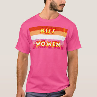 Camiseta bandera lesbiana agresiva