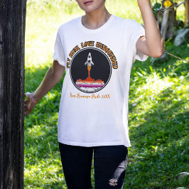 Camiseta Bandera lesbiana LGBTQ, vuela alto, amor ilimitado