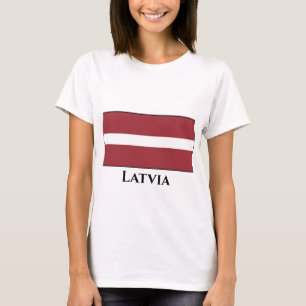 Camiseta Bandera letona (letona)