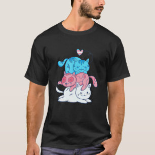 Camiseta Bandera Lgb Rans Pride Gato Lindo Ransgénero Ranss