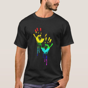 Camiseta Bandera Lgbt Camisas Arcoiris Lgbt Orgullo Sangrie