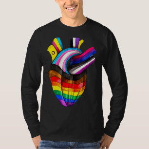 Camiseta Bandera Lgbt: Gay Lesbian Gay Resista Arcoiris Hea