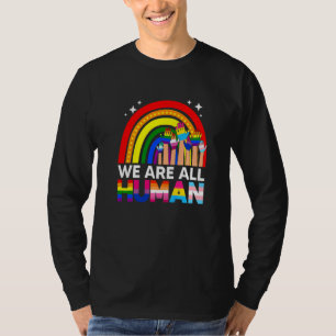 Camiseta Bandera Lgbt Humano Mes del Orgullo Gay Orgullo Lg