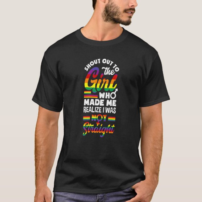 Camiseta Bandera Lgbt Orgullo Homosexual Lesbiana Gay Lgbtq (Anverso)