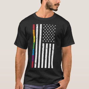 Camiseta Bandera LGBT orgullo transgénero gay