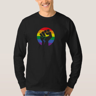 Camiseta Bandera Lgbt Primero Orgullo Gay Mes Arcoiris