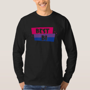 Camiseta Bandera Lgbtq Del Mejor Orgullo Bisexual De Bi Str