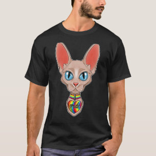 Camiseta Bandera Lgbtq I Bandera del Orgullo Gay I Gato Sph