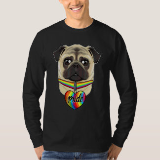 Camiseta Bandera Lgbtq I Bandera Del Orgullo Gay I Pug
