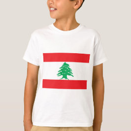 Camiseta Bandera libanesa (Bandera del Líbano)