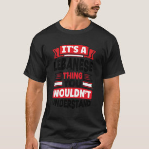 Camiseta Bandera Libanesa Libanesa Libanesa Esta Es Libanes