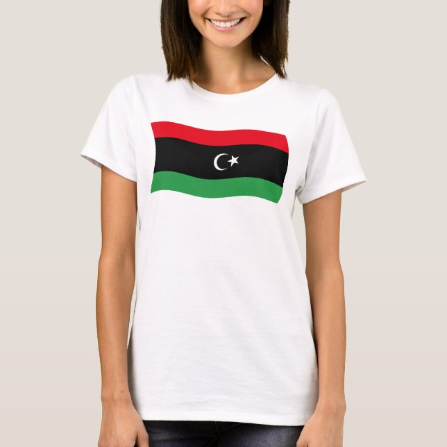 Camiseta Bandera libia (Anverso)