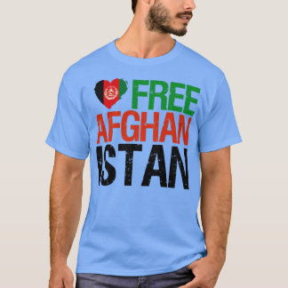 Camiseta Bandera libre de Afganistán orgullo afgano amor pa