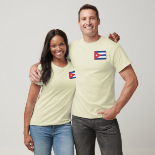 Camiseta Bandera lisa de Cuba