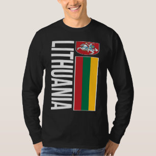 Camiseta Bandera lituana orgullosa Día de Lituania Raíces l