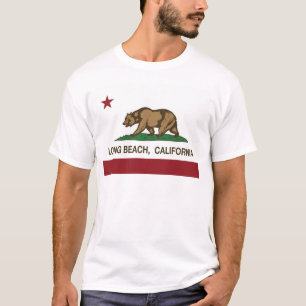Camiseta bandera Long Beach de California