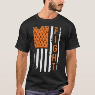 Camiseta Bandera lucha contra la leucemia Conciencia sobre