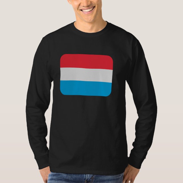 Camiseta Bandera Luxemburgo (Anverso)