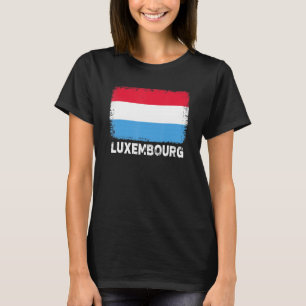 Camiseta Bandera luxemburguesa apoya a los luxemburgueses