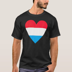 Camiseta Bandera luxemburguesa Viajar Luxemburgo Lux