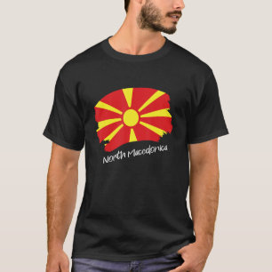 Camiseta Bandera macedonia del norte de Macedonia