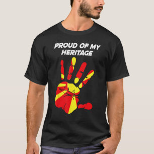 Camiseta Bandera macedonia impresa en el norte de Macedonia